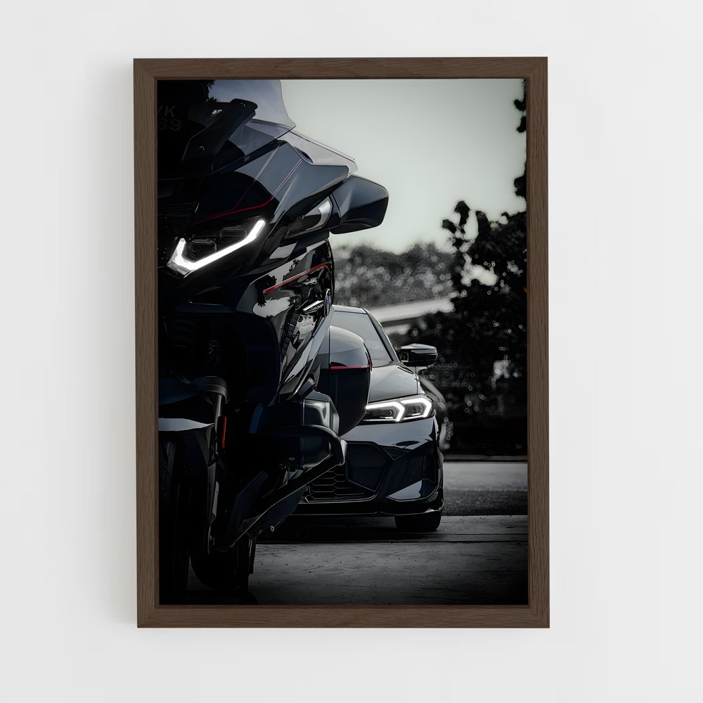 Poster Virage Noir – affiche BMW Motorrad (vue 5)